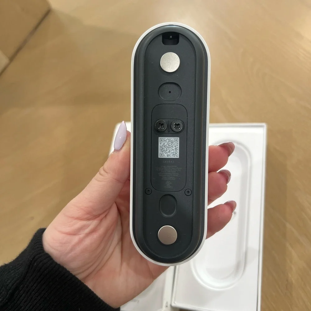 NEW Google Nest Doorbell - (Wired, 2nd Gen) - Wired Video Doorbell Camera Snow